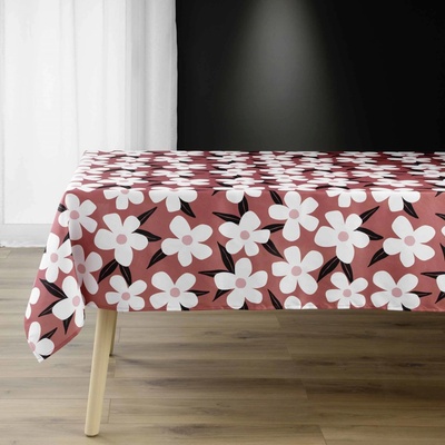 Douceur d'intérieur Ubrus s květinovým potiskem DARCY 140x240cm