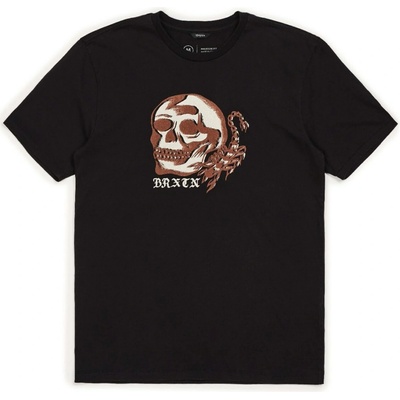 Brixton tričko Lethal Ii SS Prt Washed Black