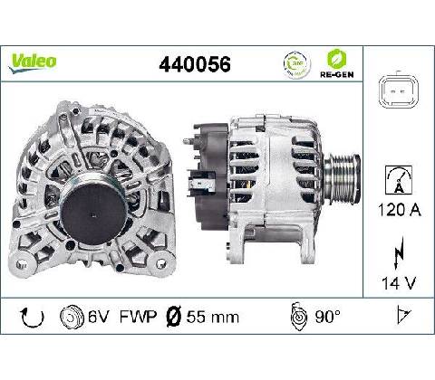 Alternátor VALEO 440056