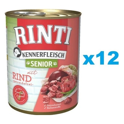 Rinti Adult Senior hovädzie 12 x 800 g