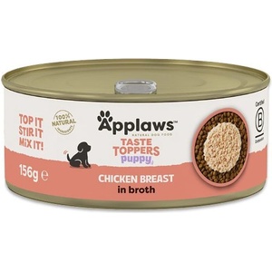 Applaws Puppy Taste Toppers Chicken Breast in Broth 156 g