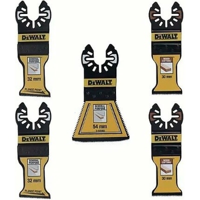 DeWalt DT20777 sada plátkov pre multifunčené náradie 32mm, 5ks