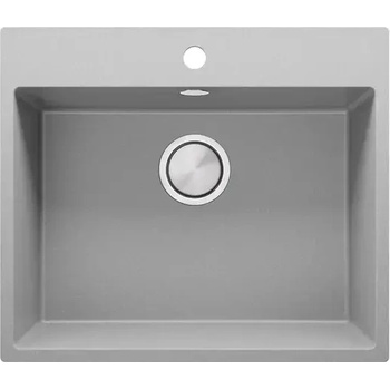 Image 1 of Твоят Стил Сива кухненска гранитна мивка Рига 60 XL 580 x 500 мм
