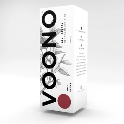 Voono Henna na vlasy Rose Brown 100 g