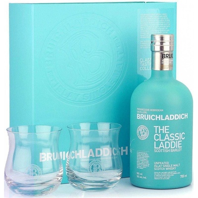Bruichladdich The Classic Laddie 50% 0,7 l (dárkové balení 2 sklenice)
