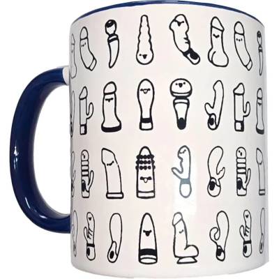 Чаша с вибратори, стилен и забавен подарък - Vibrators Mug White 370ml (D-244772)