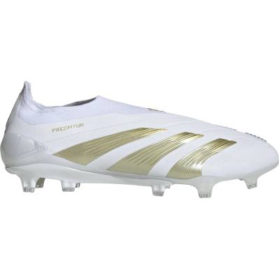 Adidas Футболни бутонки Adidas Predator 24 Elite Laceless Firm Ground Football Boots - White/Gold/Wht