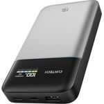 CUKTECH Външна батерия Power Bank PB150S (CKFN150SGLGR) - с Type-C кабел, 2x USB-C, USB, 100W, 15000mAh, GaN, TFT Екран - Cuktech - Сив