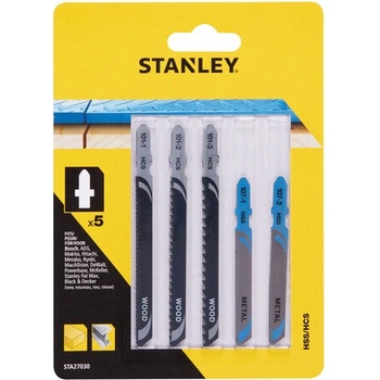 Stanley Smíšená sada pilových listů pro přímočarou pilu 5 dílů STA27030