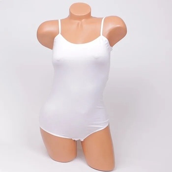 Image 1 of Боди с тънка презрамка в бял цвят