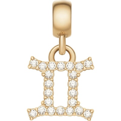 Daniel Wellington Pozlacený přívěsek s krystaly Blíženci Crystal Zodiac DW00400758