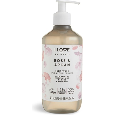 I Love Cosmetics Naturals Rose & Argan Hand Wash 500 ml