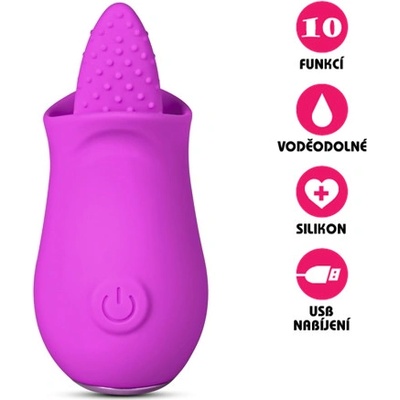 VšeNaSex.cz Silikonový USB Silicone Flower Tongue