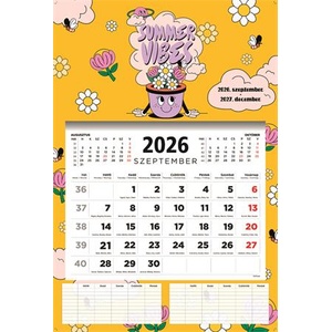 TopTimer Календар, стена, ученик, учебна година 2026/2027, toptimer, "Лято (27d7640-000)