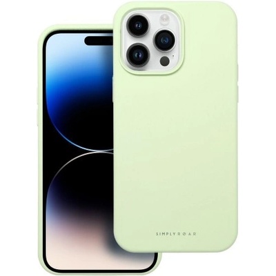 Apple Силиконов калъф кейс ROAR case CLOUD SKIN за iPhone 14 Pro Max, Light Green