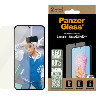 Panzer Стъклен протектор PanzerGlass за Samsung Galaxy S25 Plus, S24 Plus, UWF, All-in-One