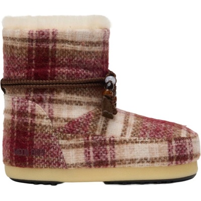 Moon Boot MB EVX Cottage tartan D013 Burgundy