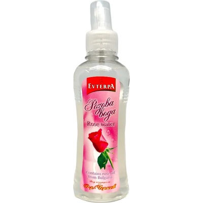 Evterpa розова вода, Помпа, 180мл