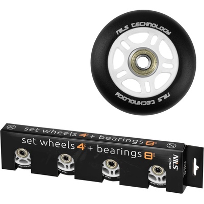 Nils Extreme PU 76 mm 82A s ložisky ABEC9 4 ks