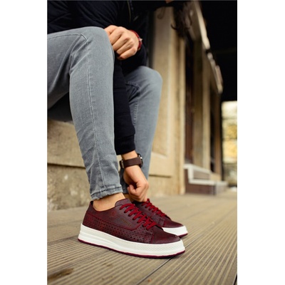 Chekich Унисекс обувки с връзки CH043 - Бордо #359539 (359539_Бордо)