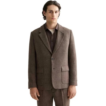 Scotch & Soda Сако Scotch & soda Yarn Dyed Blend Relaxed Fit blazer - Brown (Brown)