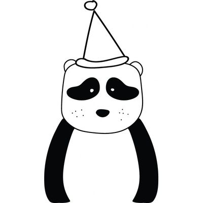 Plakát Černobílá panda