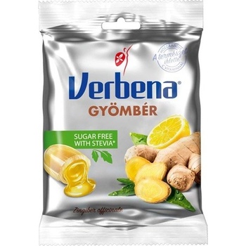 Verbena Light bonbóny Zázvor + Vitamín C bez cukru 60 g