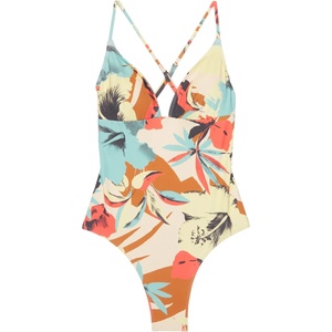 Quiksilver Дамски бански костюм Quiksilver Women's Aiton One Piece Swimsuit - Garden Glade Interact Floral (150-6725-0212)