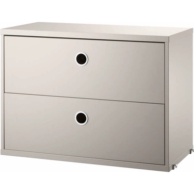 String Komoda String Chest With Drawers 58 x 30, beige