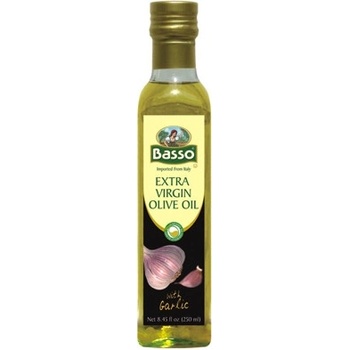 Basso Olivový olej Extra panenský- s česnekem 0,25 l