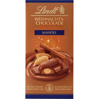 Lindt Vánoční s mandlovou náplní 100 g