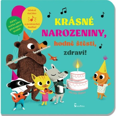 Krásné narozeniny, hodně štěstí, zdraví! - zvuková knížka - Axióma