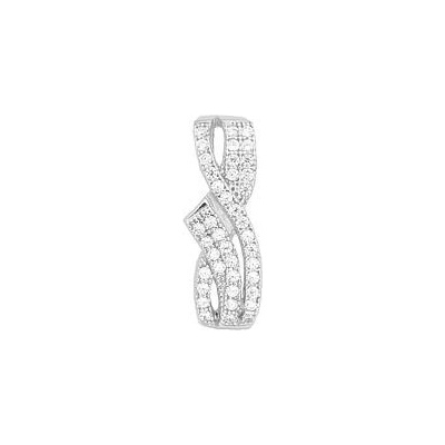 Infinitysilver Stříbrný přívěsek s čirými zirkony L446703