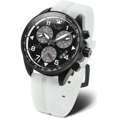 Vostok Europe 6S30/325C744 bílý gumový řemínek