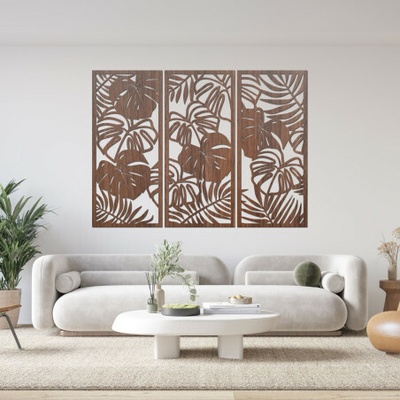 Tropické listy monstera a papraď - LIBOGA 4491 HDF0533