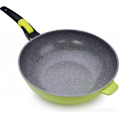 Pánev WOK Ø 28 cm BIOPAN® S&P s odnímatelnou rukojetí objem 4200 ml