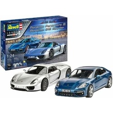 Revell Porsche Set Porsche Panamera + Porsche 918 Spyder Gift Set 05681 1:24