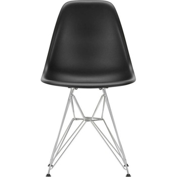 Vitra Eames DSR RE deep black / chrome