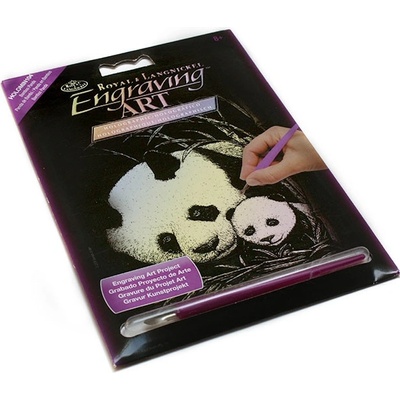 Kreatívny set na engraving rytie Pandy