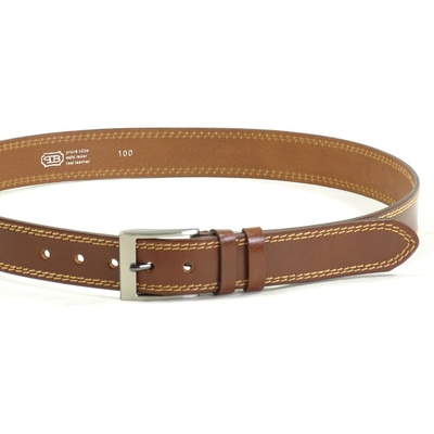 Penny Belts pánský kožený opasek 44 hnědý