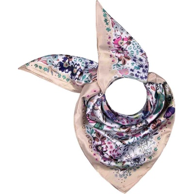 Biju dámský šátek motýlci- hnědý 799-1 7200799-1 – Zboží Dáma