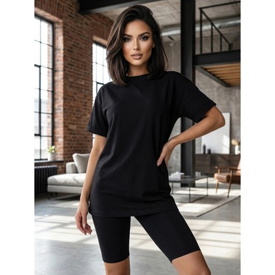 Trendy oversize tričko VSB CASANDRA černé