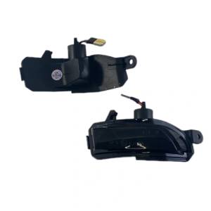  Диодни мигачи за странични огледала за Skoda Fabia (2014+), Rapid (2012+) / Seat Toledo (2012+) - опушени с бя