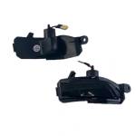  Диодни мигачи за странични огледала за Skoda Fabia (2014+), Rapid (2012+) / Seat Toledo (2012+) - опушени с бя