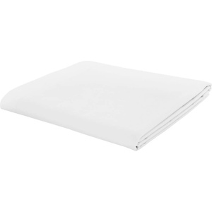 Catherine Lansfield Бял чаршаф от перкал 180x260 cm Easy Iron Percale - Catherine Lansfield (BD/18277/W/SFL/WH)
