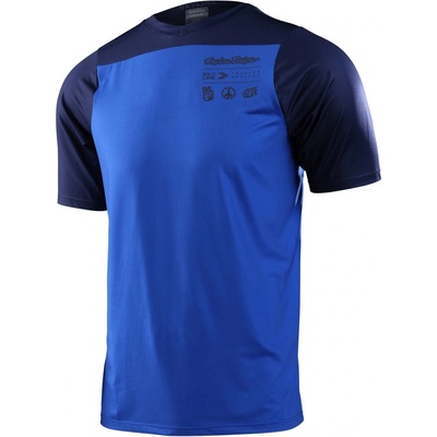 Troy Lee Designs Skyline SS MONO TRUE BLUE