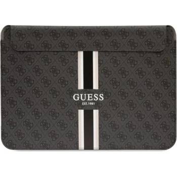 Guess PU 4G Printed Stripes Computer Sleeve 16" Black GUCS16P4RPSK