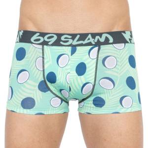 69slam Мъжки боксерки 69SLAM hip bamboo coco blue 69slam | Zelen Mnogotsveten | МЪЖЕ | M