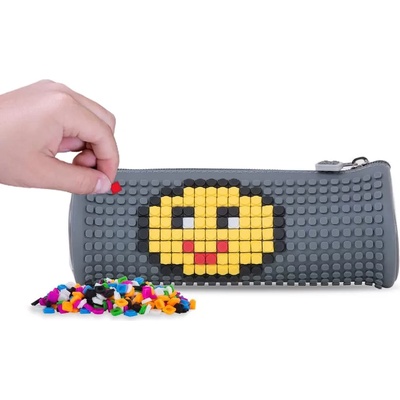 PIXIE CREW Несесер цилиндър Pixie Crew Grey/Grey