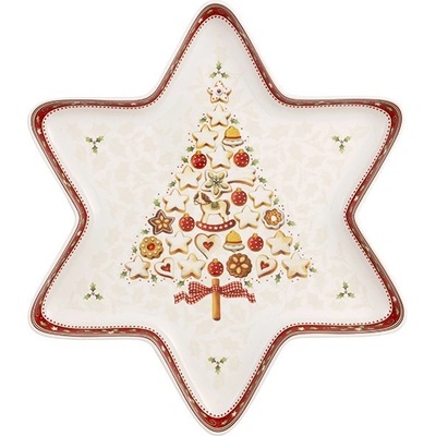 Villeroy & Boch Winter Bakery Delight misa v tvare hviezdy stromček 37,5x33 cm